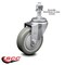 Service Caster 4 Inch Gray Polyurethane Wheel Swivel 12mm Threaded Stem Caster SCC SCC-TS20S414-PPUB-M1215 - alternate 5
